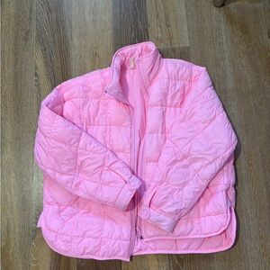Pippa Packable Puffer Jacket in Pink Lemonade